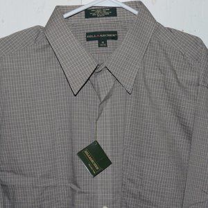 Hill Archer button down mens shirt size 18 J725